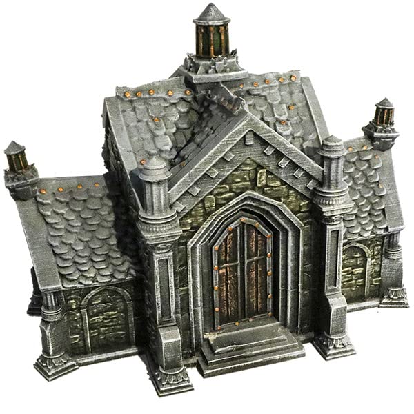3DEGOS Mausoleum DND Terrain for Dungeons and Dragons Terrain, D&D, Pathfinder, Warhammer 40k, Miniatures, D and D, Dungeons and Dragons Gifts, Dungeon Master