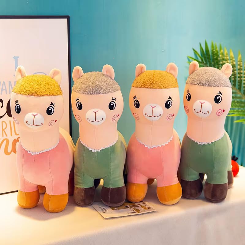 Image of Babique Alpaca Sheep Stuffed Plush Animal Soft Toys | Teddy Bear | Ideal for Birthdays & Special Occasions Girls /Boys, Baby Kids - 38 cm (Pack of 1)