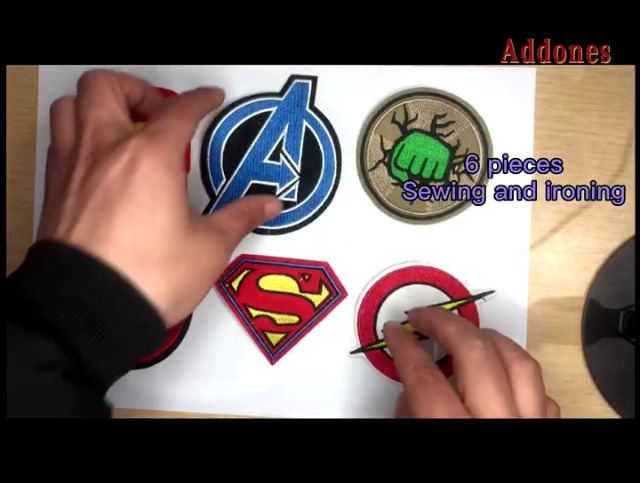 Patch DC Comics Superhero &ndash; Logo Ricamato Da Stirare O Cucire, Nuovo