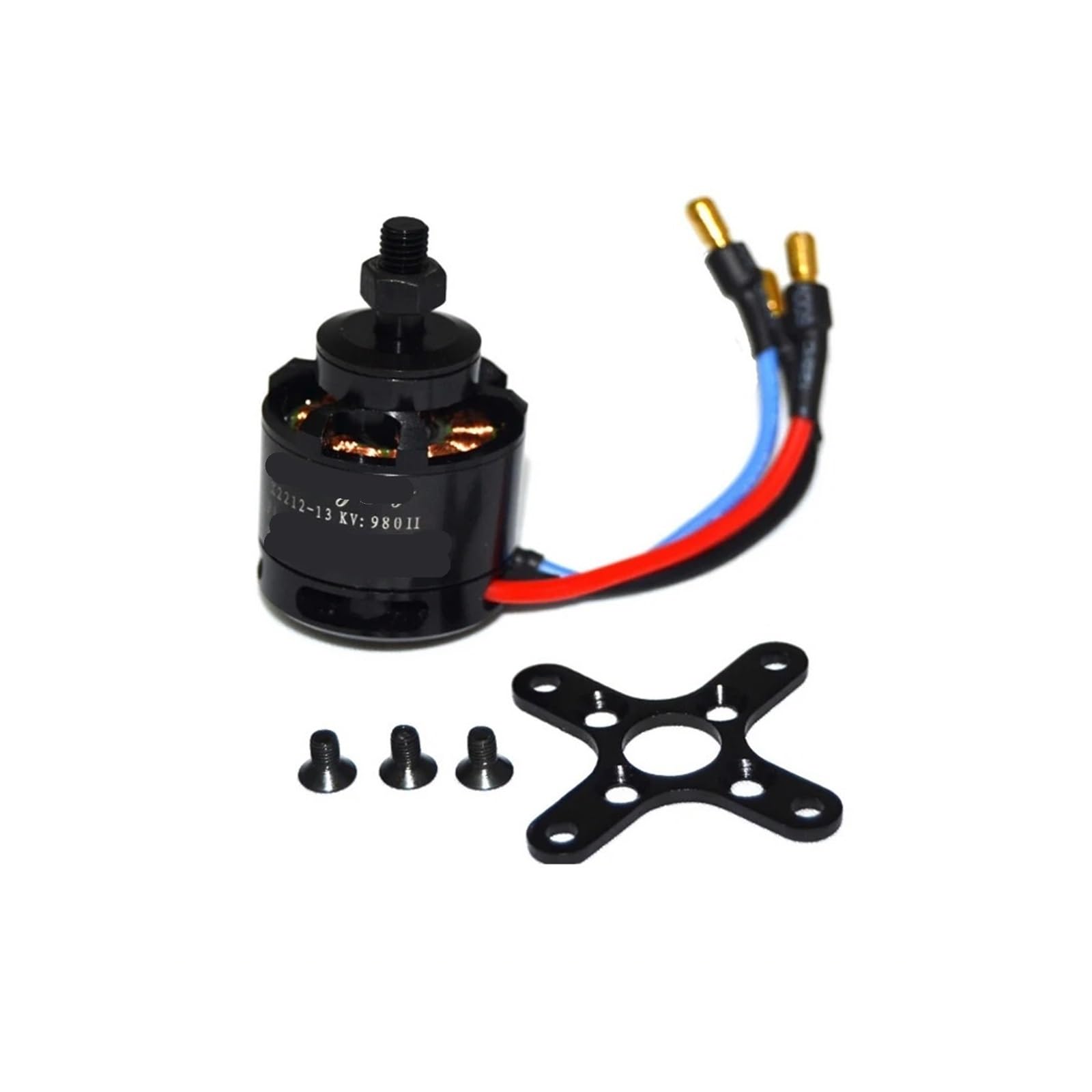 Motor sin escobillas X2212 980KV 1400KV 1250KV 2450KV Eje 3mm para Quadcopter RC