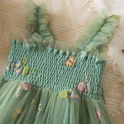HNXDYY Baby Girl Casual Tutu Dress Strap Flower Tulle Princess Dresses3