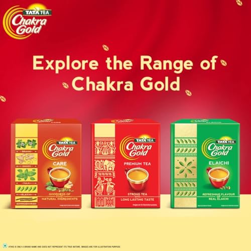 Image of Tata Tea Chakra Gold | Strong Tea With Long Lasting Taste | Black Tea,250 Gram (Pack of 3)