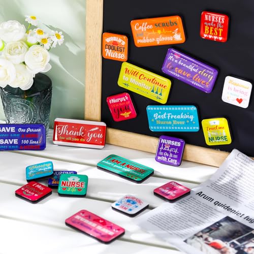 Set de 20 imanes decorativos para enfermeras miniatura 7