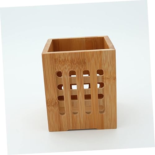 Miniatura 5 de Cabilock Soporte de secado de cubiertos, 2 piezas, organizador de utensilios de cocina, soporte de cubiertos de bambú, soporte para cubiertos de