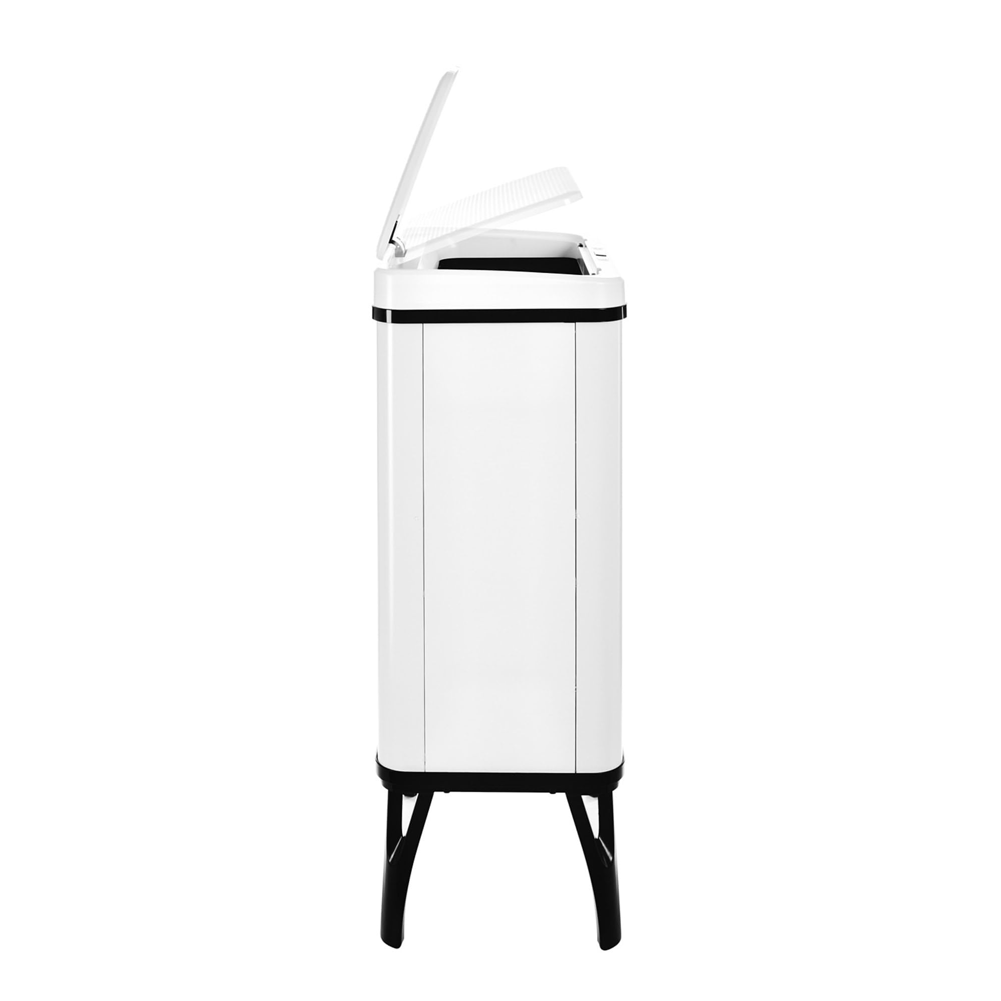 Well Home MOBILIARIO & DECORACIÓN Cubo de Basura Inteligente de 40L, Alto: 71,5 (x35,5x26), Blanco con Rollo de 30 Bolsas de Basura adaptadas