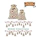 Produktbild TAZEMAT 24 Stück Weihnachten Jutesack Säckchen für Adventskalender Zum Befüllen Tüten Jutesäckchen Leinen Beutel für Süße Spielzeug Gastgeschenke Mitgebsel Beutel Kinder Weihnachten Dekoration