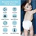 Charlie Banana Baby 2-in-1 Reusable Fleece Cloth Diapering System, Reusable and Washable, 6 Diapers and 12 Inserts, One Size, Unisex Pastel