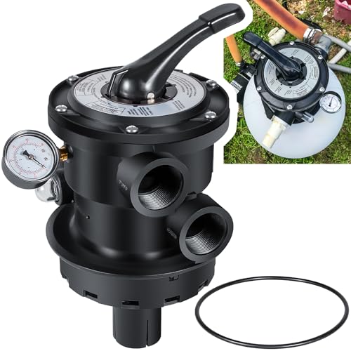 Replacement for Hayward SP0714T VariFlo Top-Mount Multiport Valve for All Hayward Above-Ground Pro...