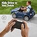 Best Choice Products Kids 12V Electric Ride On Car Officially Licensed Ford Mustang w/Parent Control, LED Lights, 2 Speeds, Bluetooth - Blue