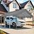 Carport Canopy 10'x20' Replacement Cover, Waterproof & UV Protected Garage Top Tarp Shelter Cover with Ball Bungee Cords, Car Cover Tent (Frame is not Included)