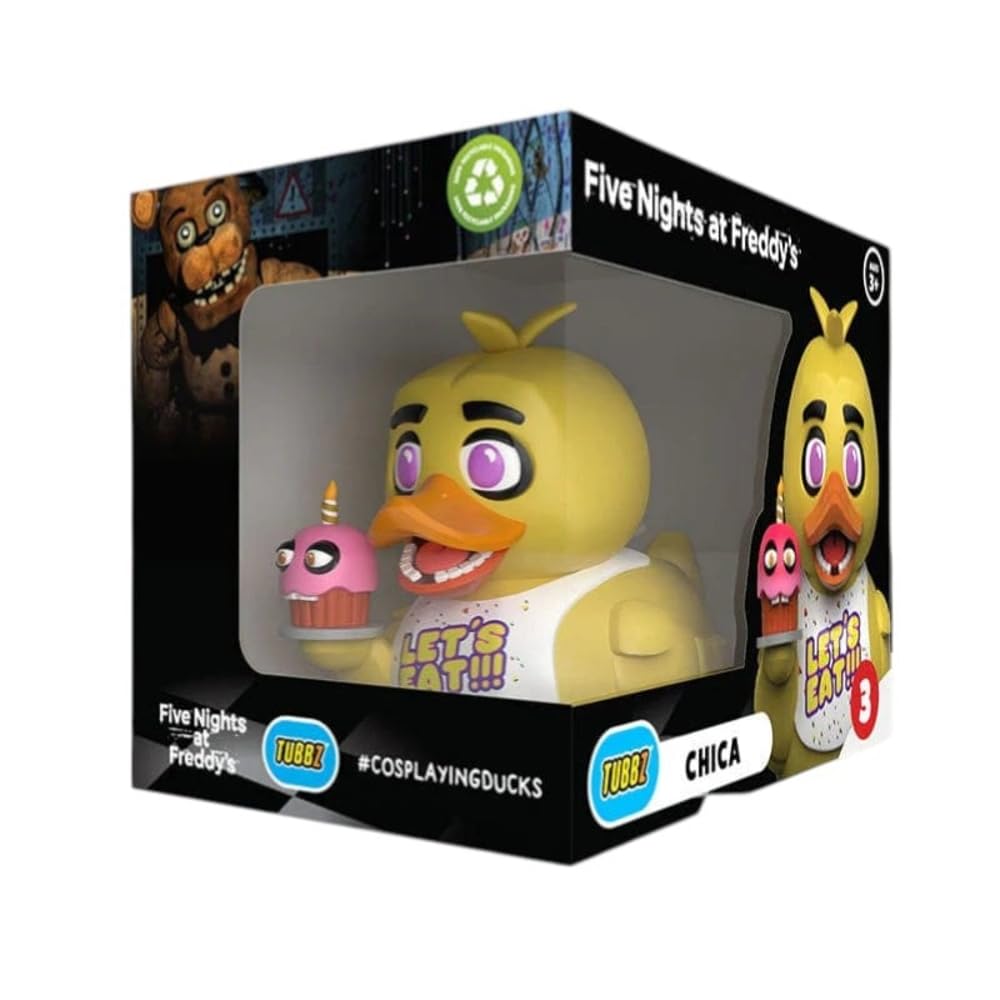 TUBBZ Boxed Edition: Five Nights At Freddy's - Chica Cosplaying Rubber Duck Vinyl Figure