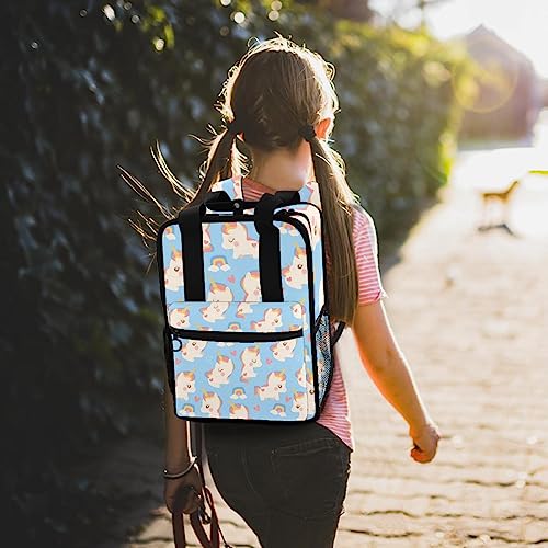 Sac à dos licorne et arc-en-ciel multicolore pour garçon 35cm - 7