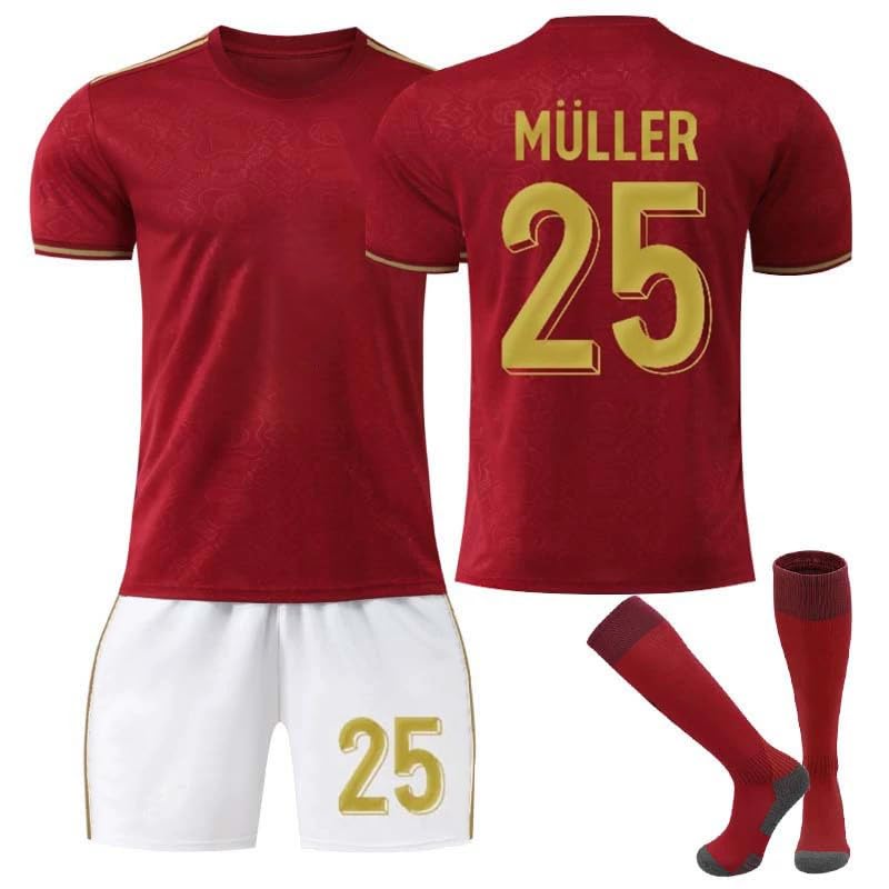 Generisch 25/26 New Bayern Soccer Sport Outfit Red Home 125th Commemorative...