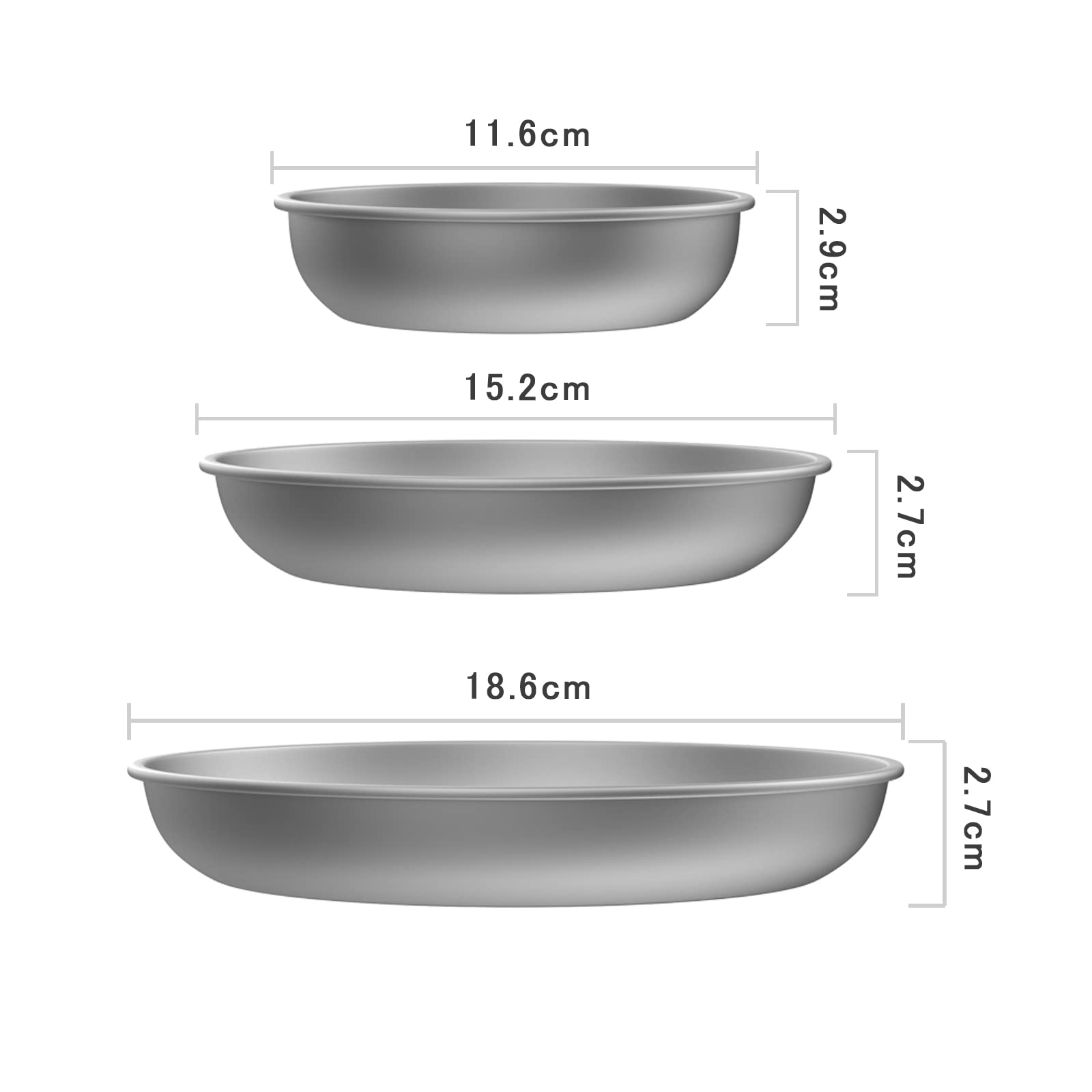Camping Geschirr Teller, Titan Camping Teller Pan Outdoor Camping Pfanne Geschirrset Outdoor Ultraleicht Kochgeschirr Freien Wandern Picknick BBQ