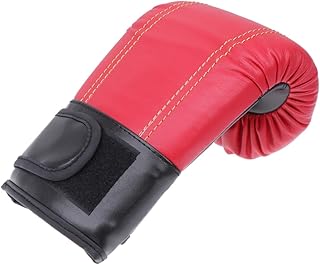 Sosoport Luvas De Boxe Para Crianças Luvas De Treinamento De Couro Luvas De Treinamento De Artes Marciais Envoltórios Manuais De Artes Marciais Manopla Luvas Pu Equipamento De Treinamento