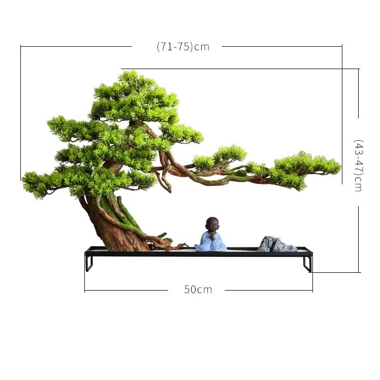 Maceta para árbol falso TEESONG bonsái artificial zen de alta gama 3