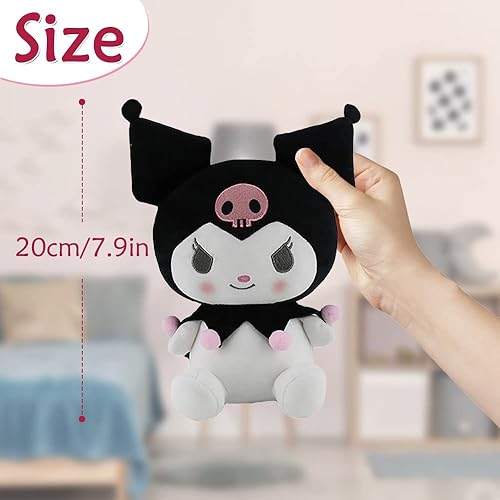 Miniatura 3 de Kuromi - Juguetes de peluche, almohada de gato de peluche, juguetes suaves de muñeca, juguetes de peluche, juguetes de peluche, regalos de