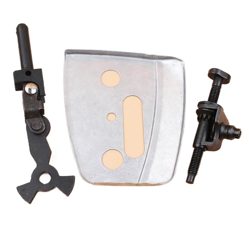 Cadea Tensioner Bolt Knee Joint Bar Plate Kit para alineación de la cadena de cadena y reemplazo de tensión Compatible con 350 340 345 346 351 353 359 357 356XP
