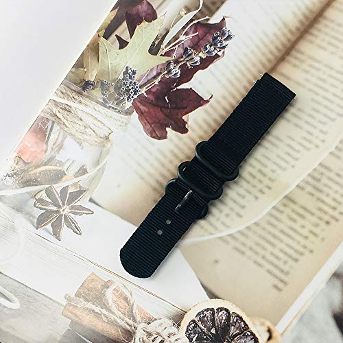 Correa de nylon 20 mm compatible Garmin Vivoactive miniatura 4