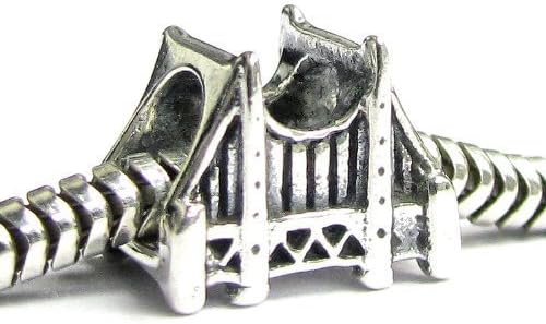 Sterling Golden Gate Bridge European Style Bead Charm