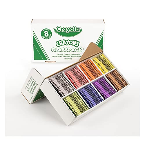 Image of Crayola Crayon Classpack (800ct), Bulk Crayons for Kids, School Supplies, Preschool Teacher Classroom Must Haves, Ages 5, 6, 7 | Preschool Teacher Classroom Must Haves, Ages 5, 6, 7