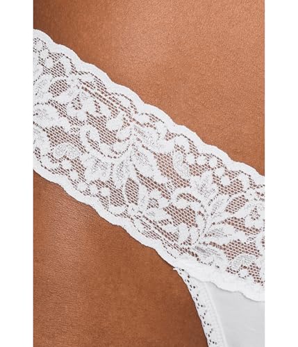 Image of hanky panky - Supima Cotton Low Rise Thongs for Women | Lacy Lingerie, Cotton Panties | 3 or 5 pack