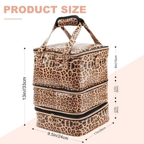 Uross Bolsa Organizadora de Esmaltes para 84 Frascos de Esmaltes E Luminárias para Unhas, Organizado