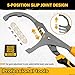 ELEAD Adjustable Oil Filter Wrench Set - 9