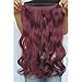 Invisible Wire Hair Extensions Pieces Secret Curly Wavy Hair Extension Synthetic Adjustable Headband for Women Hairpieces (20 Inch (Pack of 1), BUG)