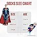 DC Comics Superman 10-Pack Socks for Boys, Toddler Super Man Action Superhero Kids Socks