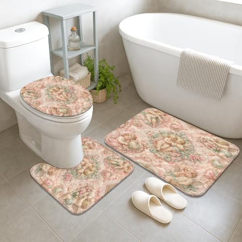 Rideau de douche imperméable et tapis antidérapant pour baignoire - 5