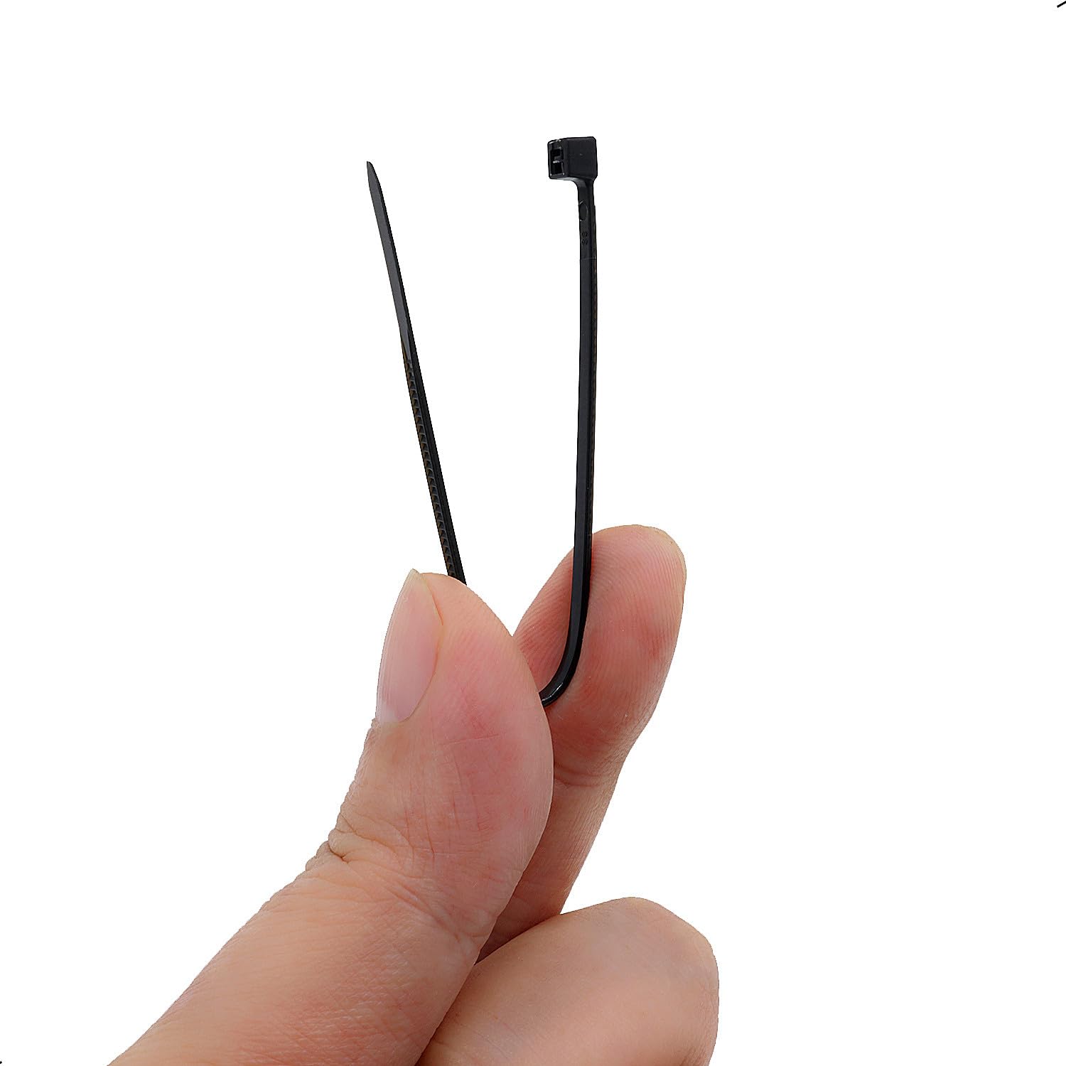 Cable Zip Ties - 100 Pack, Strong & Durable -4 Cable Zip Ties - 100 Pack, Strong & Durable -4