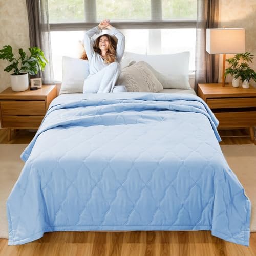 Couverture rafraîchissante double face pour dormeurs chauds - 4