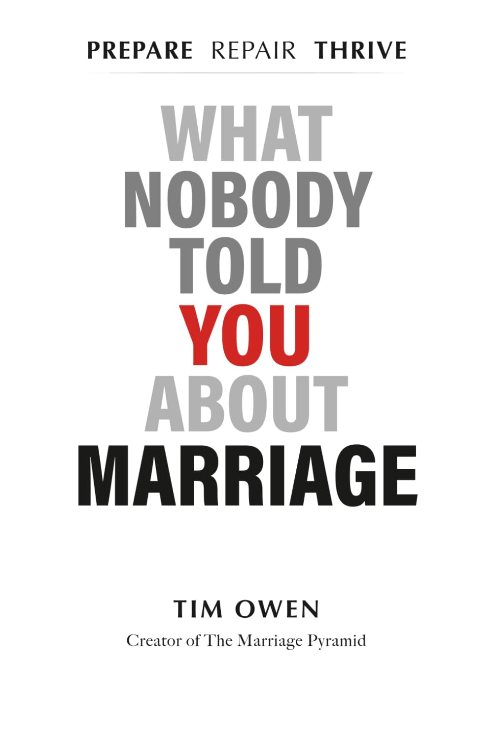 What Nobody Told You About Marriage