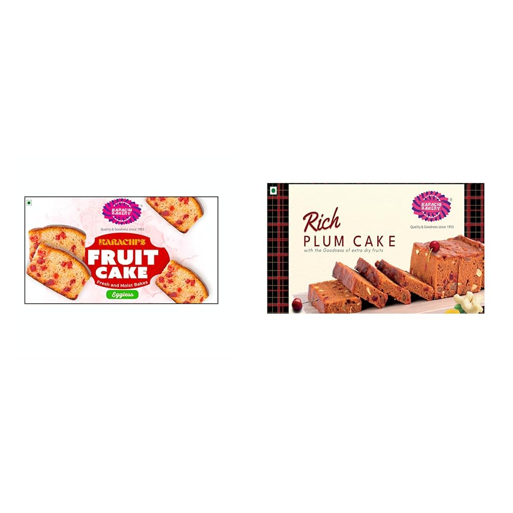 Karachi Bakery Fruit Cake 200gram + Karachi Bakery Rich Plum Cake, 200gm-image-11