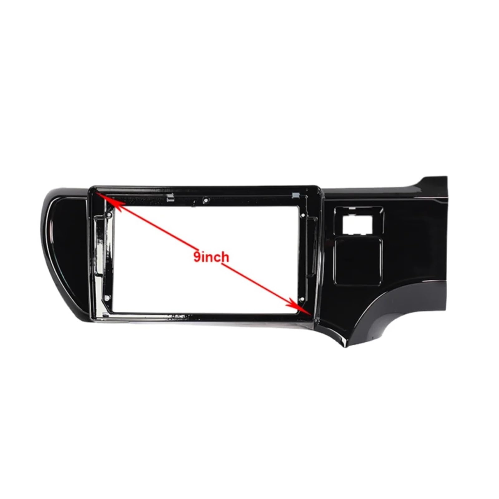 Mascherina Autoradio Cornice Stereo per Toyota per Aqua 2012 2013 2014 9 Pollici RHD UV Auto Radio Android Audio Schermo Multimedia Video Player Cablaggio Navigazione Telaio