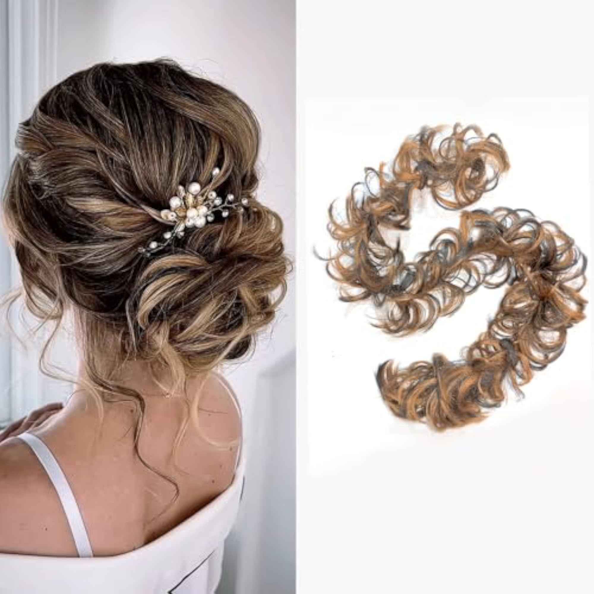 Messy Frill Hair Extensions for Ponytail and Bun