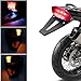CICMOD Rear Fender Mount Red LED Tail Light Brake Lamp Turn Signals License Plate Light For Custom Off-road Motorcycle Dirt Bike