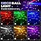 Moving Head DJ-Lichter 18 W 6-in-1 rotierendes LED Kugel Bühnenlicht für DJ-Licht shows Party Bühneneffekt DMX-Steuerung