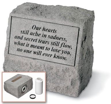 Headstone- In memory of