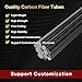 ARRIS 6.0MM Diameter Carbon Fiber Rod 500mm for RC Airplane DIY Craft 1mm 1.5mm 2mm 2.5mm 3mm 4mm 5mm 6mm 7mm 8mm 9mm 10mm Matte Pole 19.68inches 5PCS