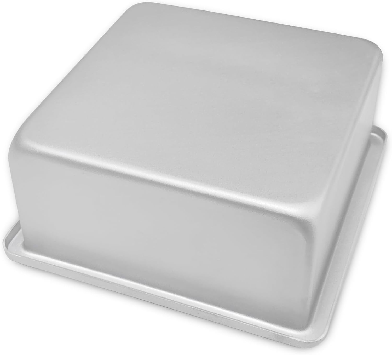 Square Cake Pan 6x3 Inch, Aluminium Cake Pan,For Cheesecakes, Pizzas,Silver,6 inch Square Cake Pan - Image 5