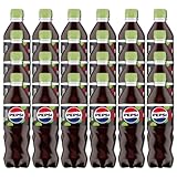Pepsii MAX Lime SUGAR FREE Cola Flavoured Fizzy Soft Drink Maximum Taste and Low in Calories with Sweetners 500ml Bottle Suitable for Vegan Recyclable (Pack of 24)