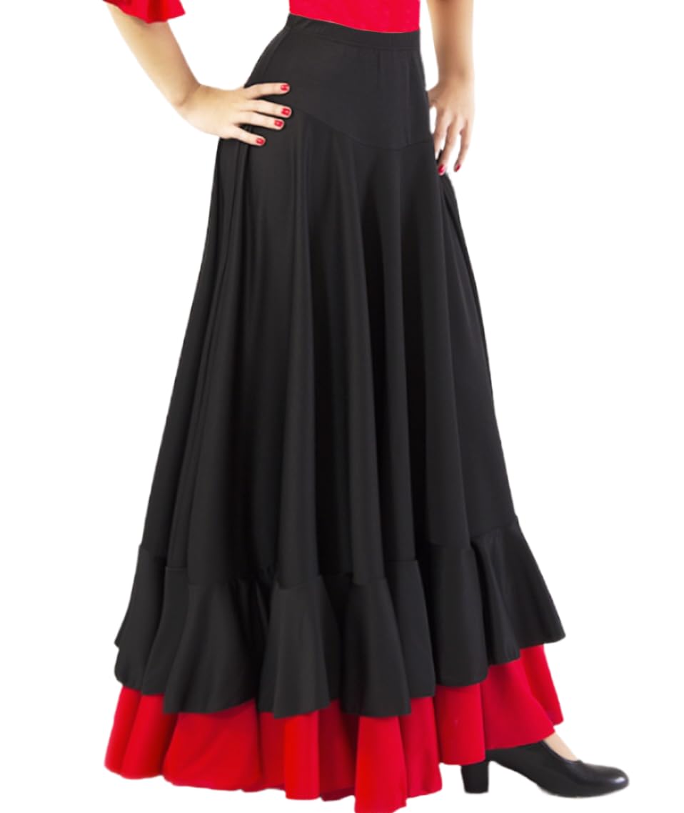 Falda Flamenca Infantil Dos Volantes