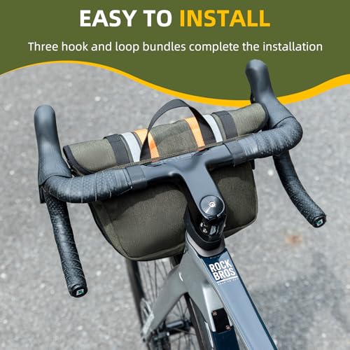 Rockbros Bike Handlebar Bag, Bike Front Bag, 4L Large Bike Bag, Multifunctional Crossbody Bag With Shoulder Strap thumb #5