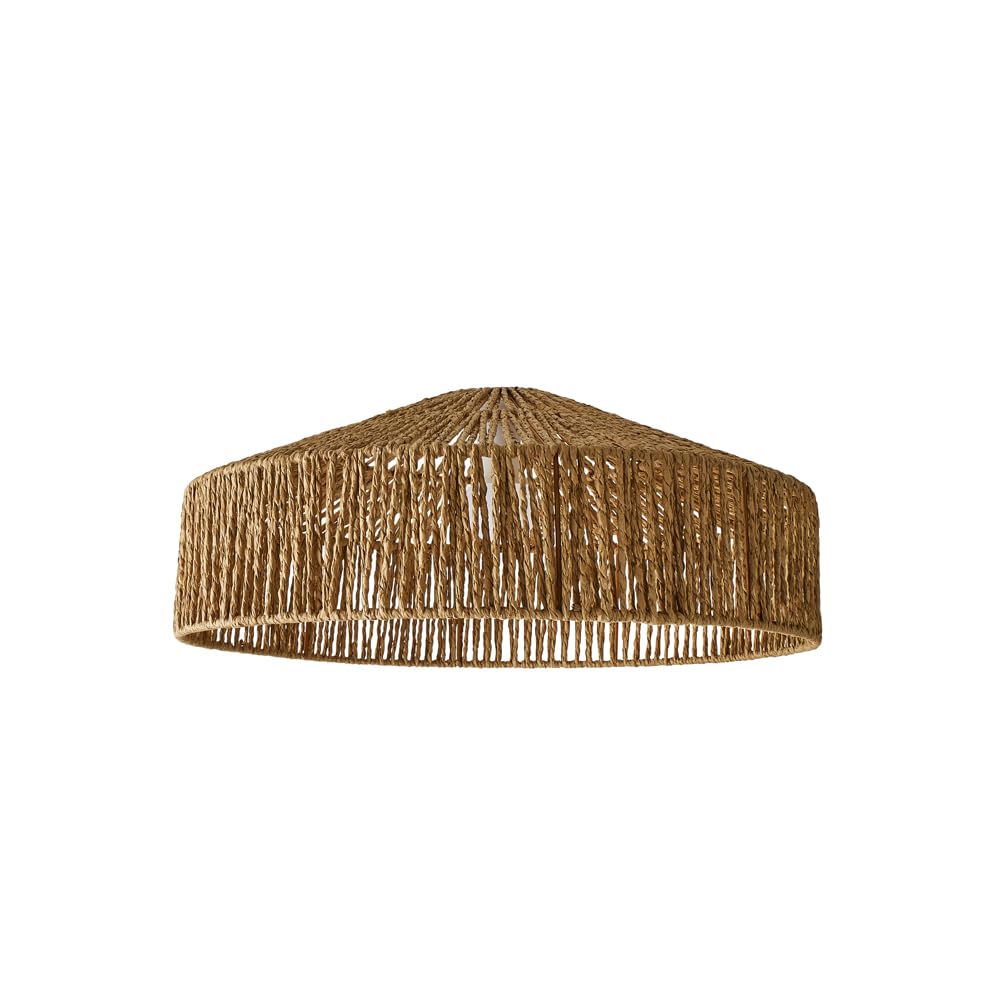 MiniSun | Modern Natural Tapered Woven Rope Ceiling Light Shade | Pendant Lights, Home Décor & Improvement Essential