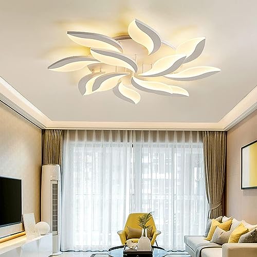 Plafonnier LED fleur pour un éclairage de salon modulable - 3