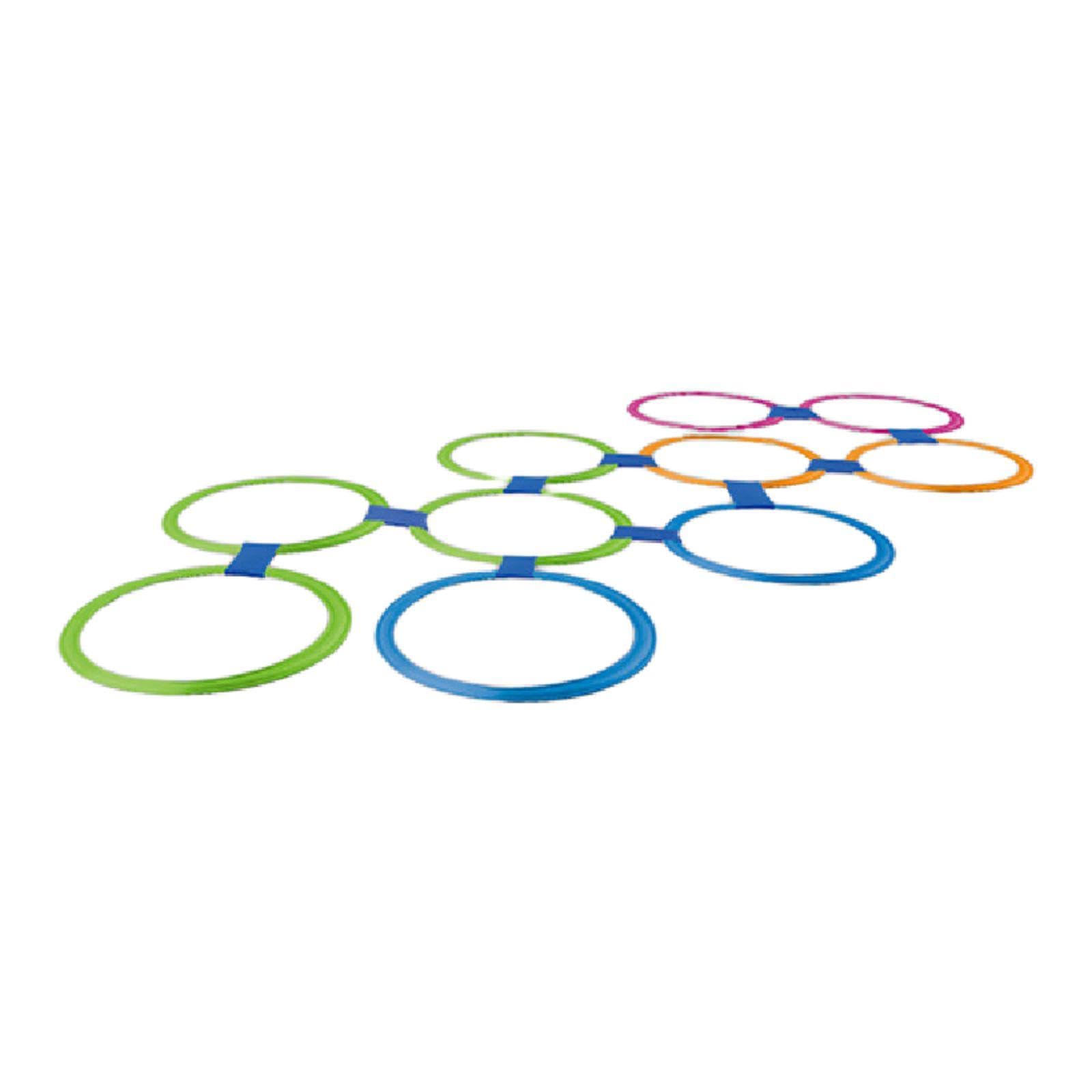 THE STYLE SUTRA Agility Training Rings Practical Circle Rings Set for Party Favor Indoor Gym Without Ringtoss Set | Sporting Goods | Team Sports | Soccer | Training Aids-image-25