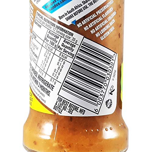 Image of Nando's Peri Peri Chilli Sauce, Lemon and Herb, 250 g