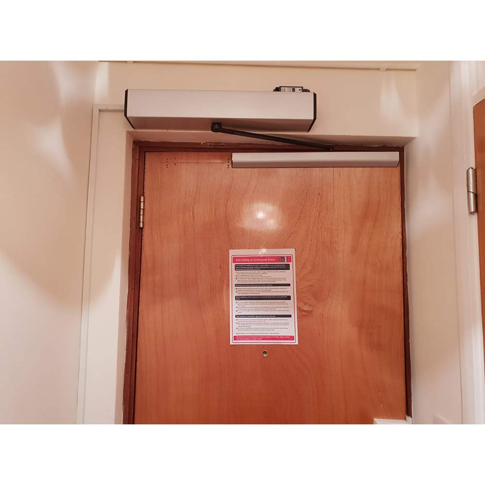 Olide SW100 - Chiudiporta a battente, automatico residenziale/commerciale apriporta con programmatore manuale